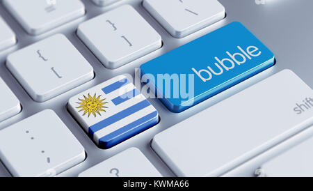 Uruguay ad alta risoluzione il concetto di bolla Foto Stock