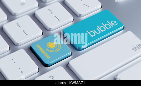 Il Kazakstan ad alta risoluzione il concetto di bolla Foto Stock