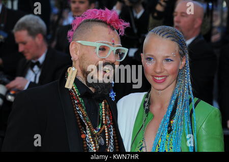 20 maggio 2017 - Cannes celebrità frequentare il settantesimo Cannes Film Festival 2017 Foto Stock