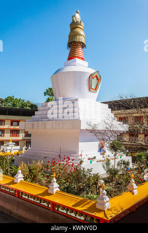 Fare Drul Chorten è uno stupa buddisti in Gangtok nello stato indiano del Sikkim Foto Stock