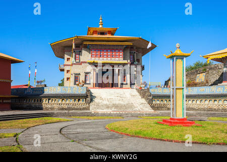 Karma Theckling monastero (Mane Choekhorling Gompa) in Ravangla in Sud Il Sikkim, India Foto Stock