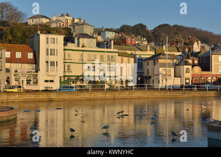 Città vecchia Hastings, East Sussex, England, Regno Unito Foto Stock