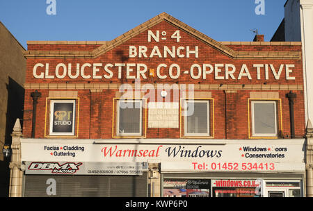 Gloucester cooperativa e società industriali locali Foto Stock