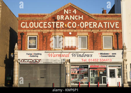 Gloucester cooperativa e società industriali locali Foto Stock