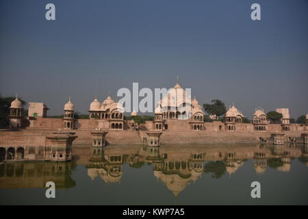 Kusum Sarovar, Vrindavan, Mathura, India Foto Stock