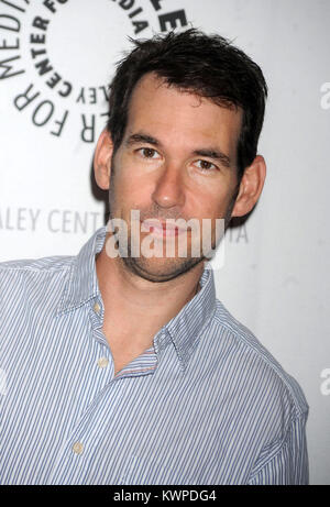 NEW YORK, NY - 20 Luglio: Attori Adrian Grenier, Kevin Connolly, produttore Doug Ellin, Jerry Ferrera e Kevin Dillon frequentare una serata con "entourage" presso il Paley Centre for Media sulla luglio 20, 2011 a New York City. Persone: Doug Ellin Foto Stock