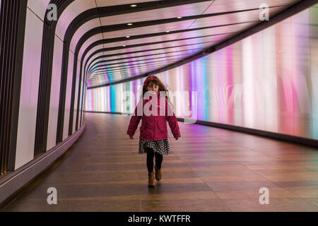 Il Kings Cross tunnel Foto Stock