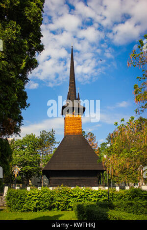 Chiesa di legno a Baile Felix resort, Bihor County, Romania Foto Stock