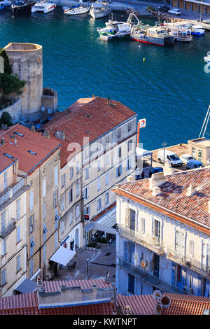 Bonifacio, Corsica, Francia Foto Stock