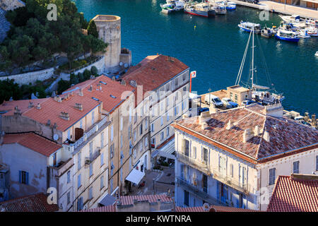 Bonifacio, Corsica, Francia Foto Stock