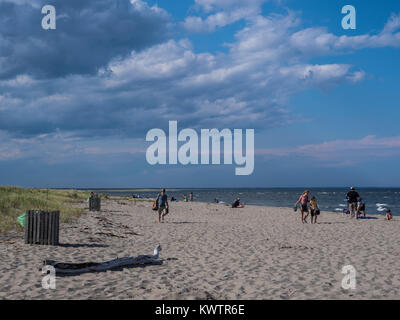 Kellys Beach, Sud Kouchibouguac Duna, Kouchibouguac National Park, New Brunswick, Canada. Foto Stock