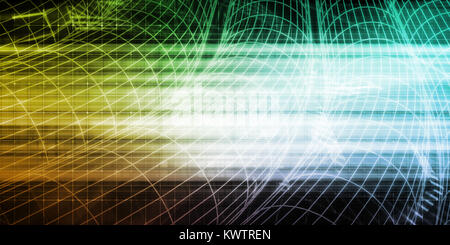 Ricerca di DNA di scienza genetica sullo sfondo dei dati Foto Stock