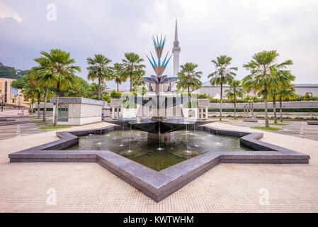 La Moschea Nazionale di Kuala Lumpur in Malesia Foto Stock