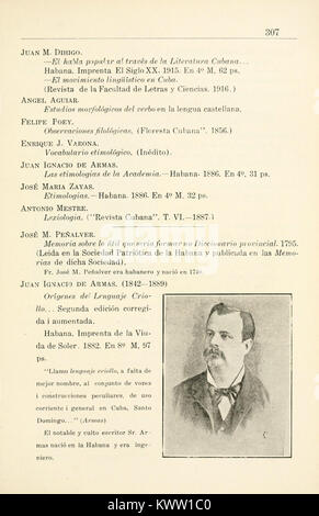 Una pagina della "Biblioteca Científica Cubana" che espone letteratura scientifica focalizzata sulla ricerca cubana, documentando studi in scienze naturali e sviluppo scientifico nazionale. Foto Stock