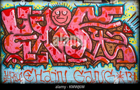 Graffiti & abbandono Foto Stock