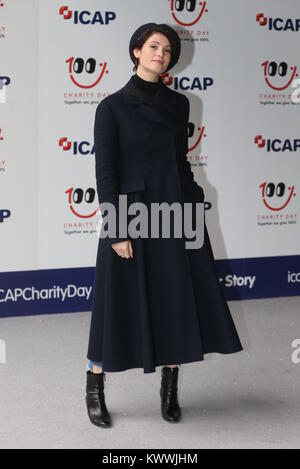 Il protocollo ICAP Carità Giorno Tenutasi a 2 Broadgate - Arrivi con: Gemma Arterton dove: Londra, Regno Unito quando: 05 Dic 2017 Credit: WENN.com Foto Stock