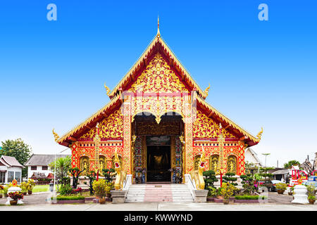 Wat Jed Yod è un tempio buddista situato nella citta' di Chiang Rai, Thailandia Foto Stock