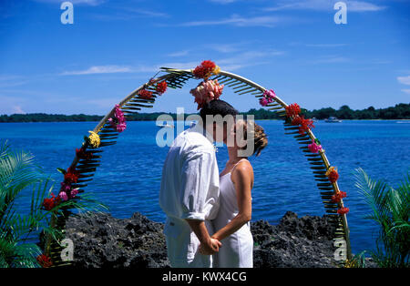 Nozze, Hotel Grand Lido Negril, Negril, Giamaica Foto Stock