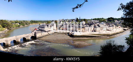 Una volta che uno dei porti più trafficati in Bretagna, picture-St-Goustan perfetta è ora uno dei siti più popolari in Morbihan. Foto Stock