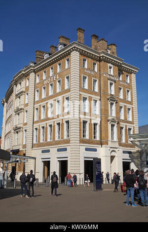 Il Grande Nord Hotel, Kings Cross, London, Regno Unito. Foto Stock