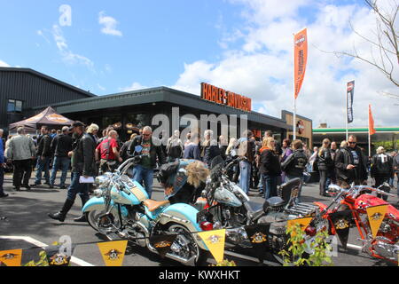 Harley Davidson Open Day - Lettura (UK) Foto Stock