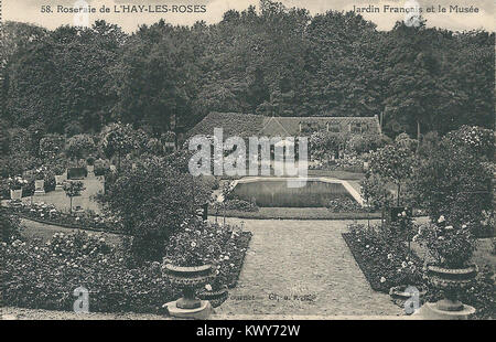 L'Haÿ-les-rose-FR-94-vers 1925-La Roseraie-20 Foto Stock