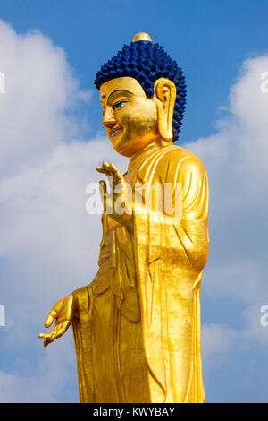 International Buddha Park è situato ai piedi del Zaisan Tolgoi collina di Ulaanbaatar, in Mongolia Foto Stock