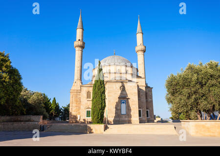 La moschea dei martiri o moschea turca è una moschea a Baku, in Azerbaijan, vicino ai martiri Lane Alley. Foto Stock