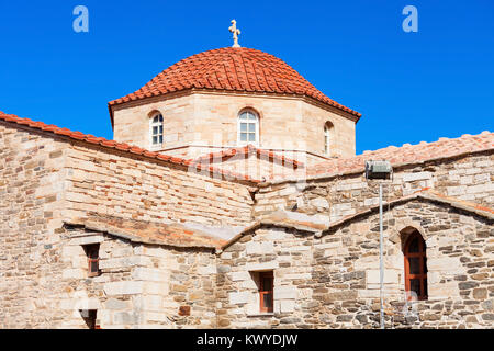 Panagia Ekatontapyliani o chiesa di 100 porte è una storica chiesa bizantina complesso nella città di Parikia sull isola di Paros in Grecia Foto Stock