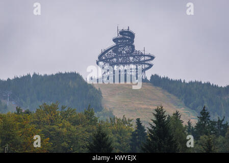 Sky a piedi (Stezka v oblacich) Costruzione in Dolni Morava nella Repubblica Ceca Foto Stock