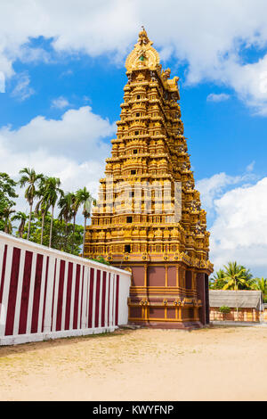 Nallur Kandaswamy Kovil è uno dei più importanti templi indù nel distretto di Jaffna del nord della provincia, Sri Lanka. Foto Stock