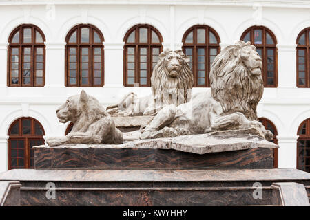 Il Porticato di piazza Indipendenza è un complesso di edifici nel centro di Colombo, Sri Lanka Foto Stock