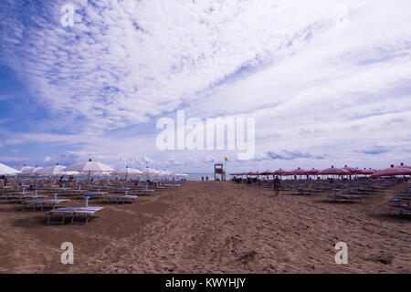 Spiaggia di Lido di jesolo Foto Stock