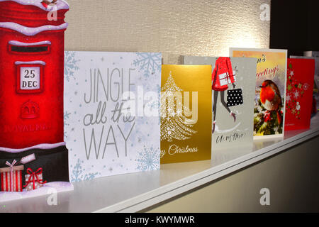 Cartoline di Natale Foto Stock