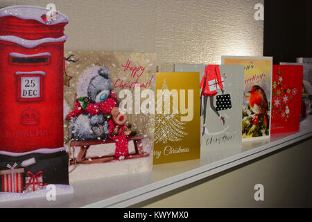 Cartoline di Natale Foto Stock