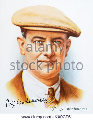 P.G. Wodehouse ritratto è un autore inglese 1881 - 1975 Foto Stock