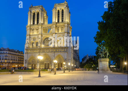 Cattedrale di Notre Dame de Paris Foto Stock