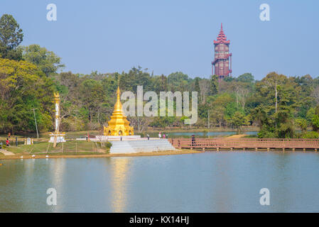 Pyin Oo Lwin, Myanmar Foto Stock