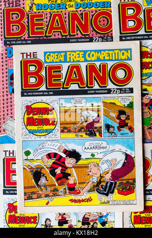 Beano comico, Beano comics Foto Stock