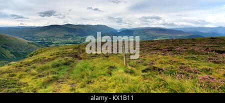 San Giovanni in Valle dal modo in Cumbria Foto Stock