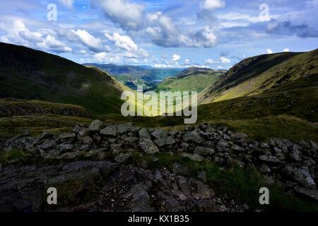 Fondo di pascolo verso il basso per Harstop Foto Stock