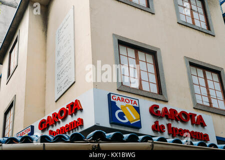 Garota de Ipanema Bar di Ipanema, a Rio de Janeiro in Brasile Foto Stock