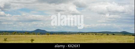 Scene rurali dal paese paesaggi australiani, Queensland, Australia Foto Stock