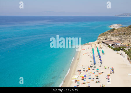 Vista aerea della spiaggia Foto Stock