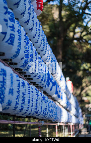 Hatsumode, Meijijingu Santuario, Shibuya, Tokyo, Giappone Foto Stock