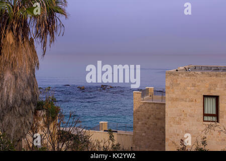 Jaffa Tel Aviv Abrasha Park e il mare Mediterraneo viaggi Israele Foto Stock