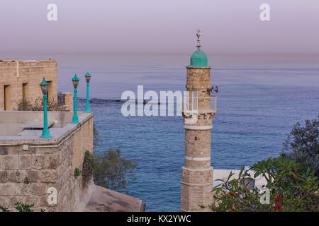 Jaffa Tel Aviv Abrasha Park e il mare Mediterraneo viaggi Israele Foto Stock