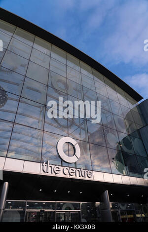 Livingston, Scozia - Almondvale, shopping retail park. Il centro. Foto Stock