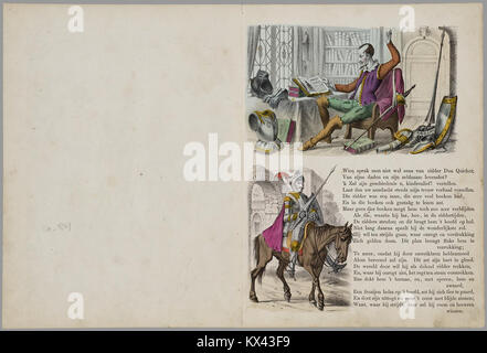 De wonderbare avonturen van ridder Don Quichot van Mancha - PPN 865843163 - Immagine 3 Foto Stock