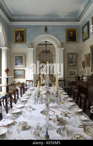 La Valletta, Malta. 22 Luglio, 2014. Gli interni della Casa Rocca Piccola, un cinquecentesco palazzo di città, a La Valletta, la città capitale di Malta, raffigurata a luglio 2014. Credito: Tom Schulze | in tutto il mondo di utilizzo/dpa/Alamy Live News Foto Stock